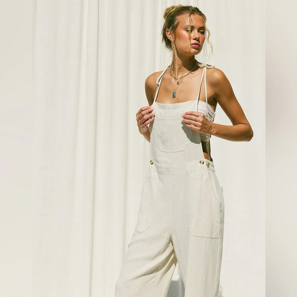 Linen Overalls - Picture 6 of 6